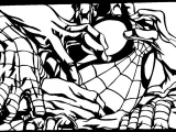 Spidermam stencil 10-0