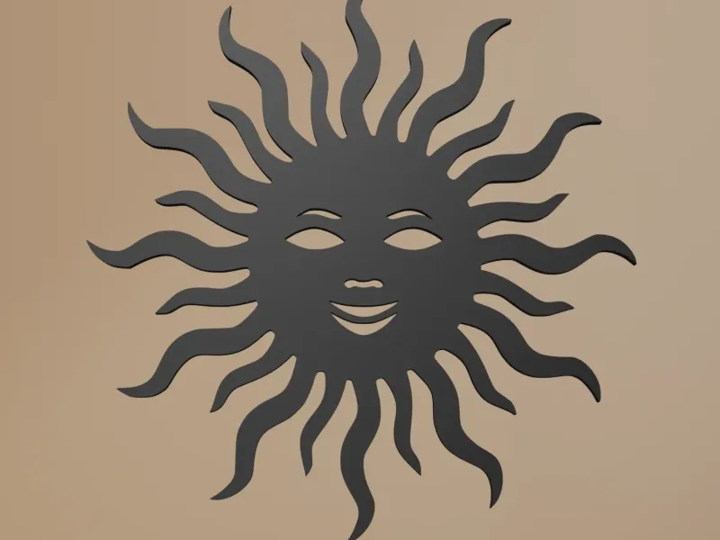Black Sun Wall Art