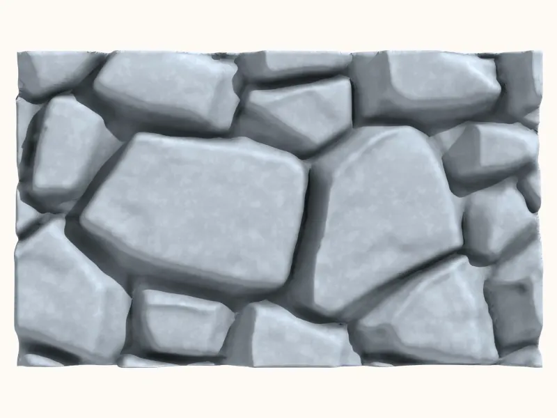 Rugged Rock Fragment for 3D Printing