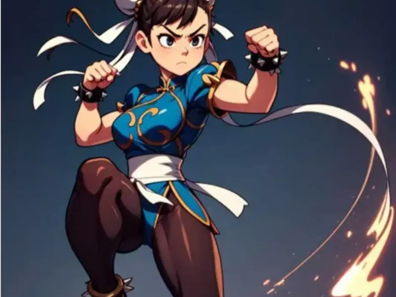 Chun-Li Combat Pose