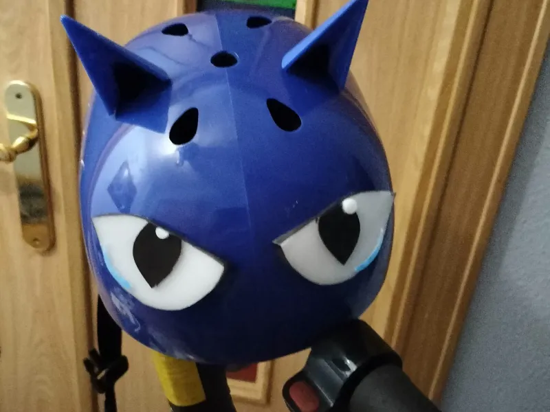 Cat Eye Helmet.