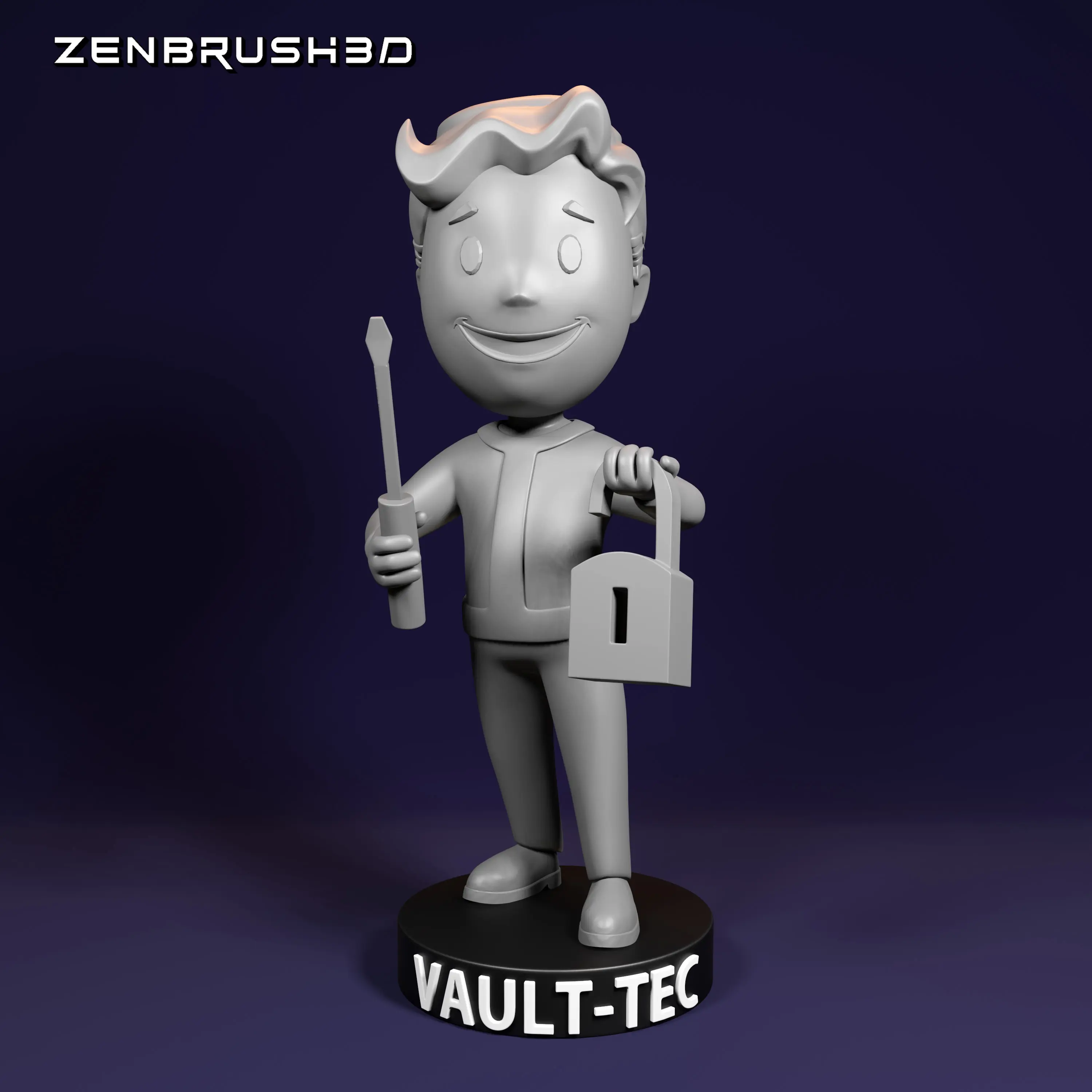 Characters & Creatures STL Download - BOBBLEHEAD PACK