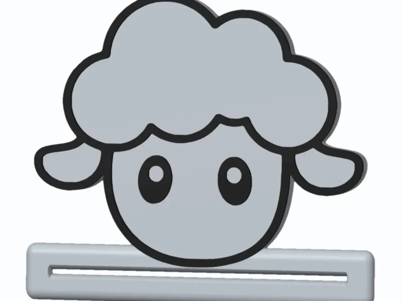 Sheep Head - Farm Animals - Toothpaste Squeezer v1