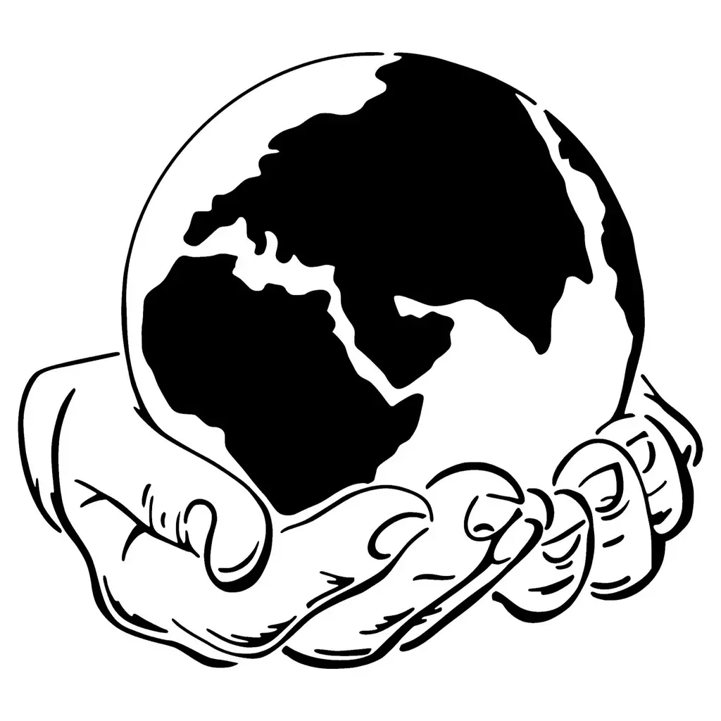 Free Digital Art STL Download - Earth Stencilby SMT_M 🦊