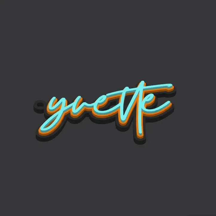 yvette keychain