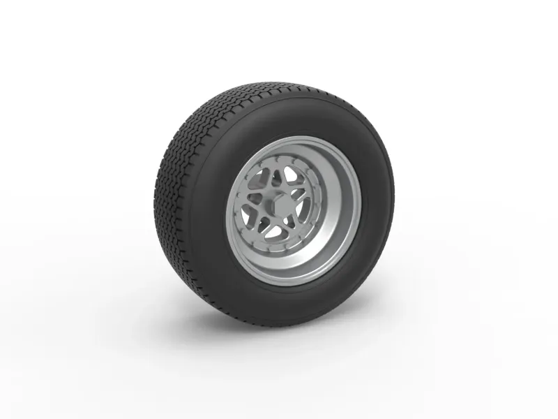 Front wheel from Sprint car Version 1 Scale 1:25