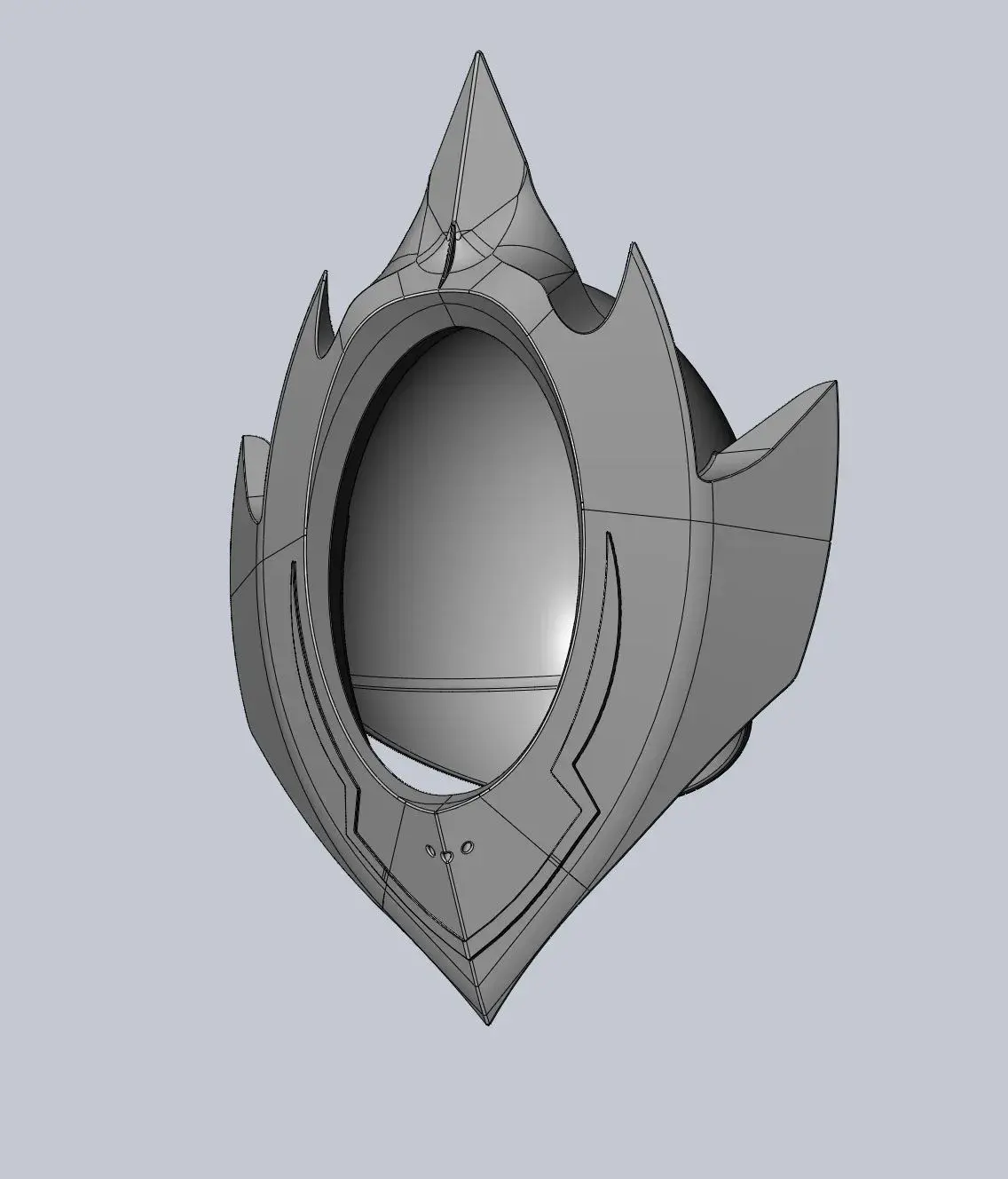 Code Geass Zero Mask Printable Model