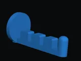 4 Piece Wall Key Holder Stand - 4'Lü Duvar Anahtarlık Standı-3