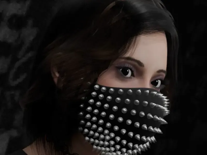 Spiky Punk Mask