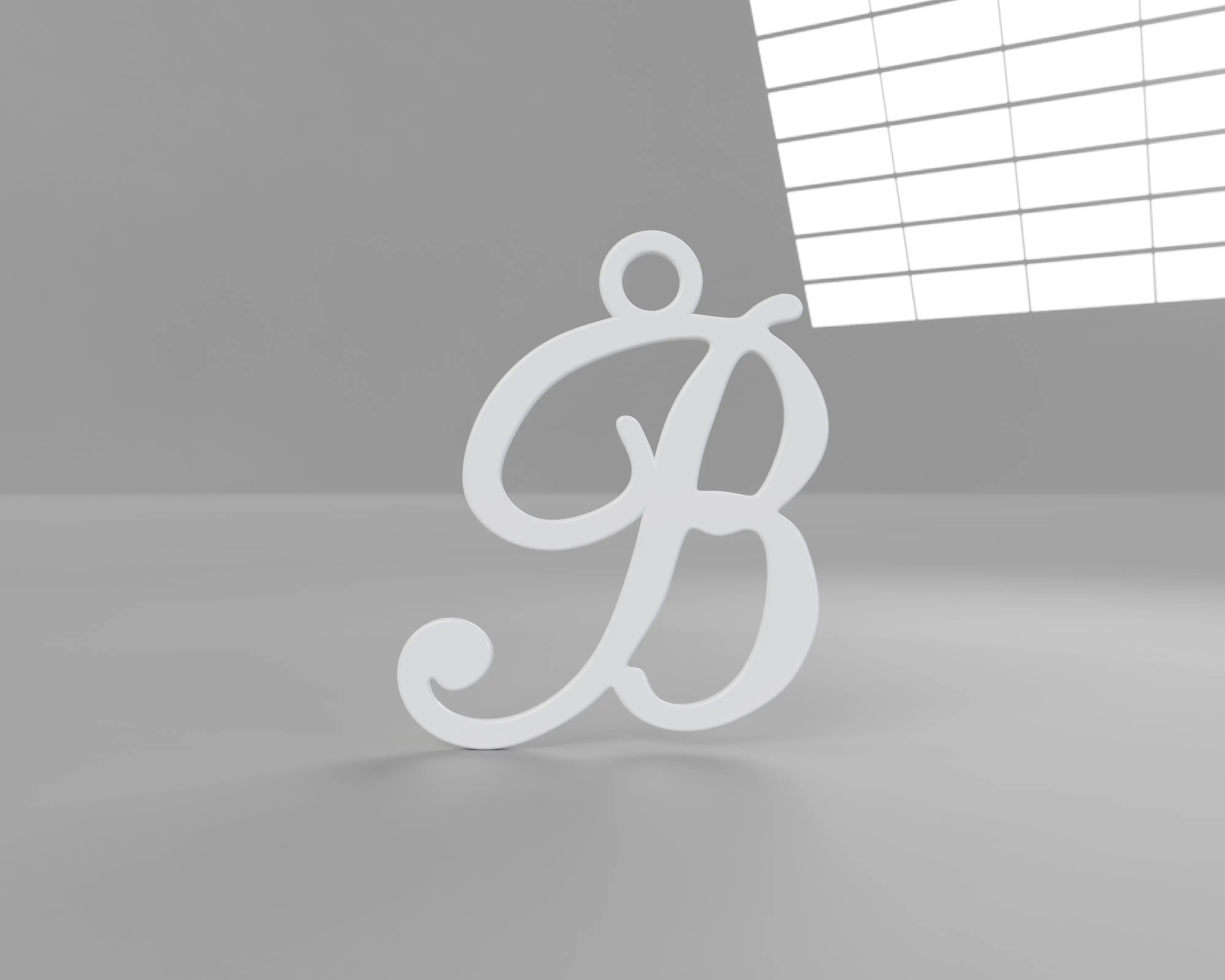 KEYCHAIN LETTER B 4cm | 3D Models Download | Creality Cloud