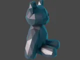 low poly teddy bear-5