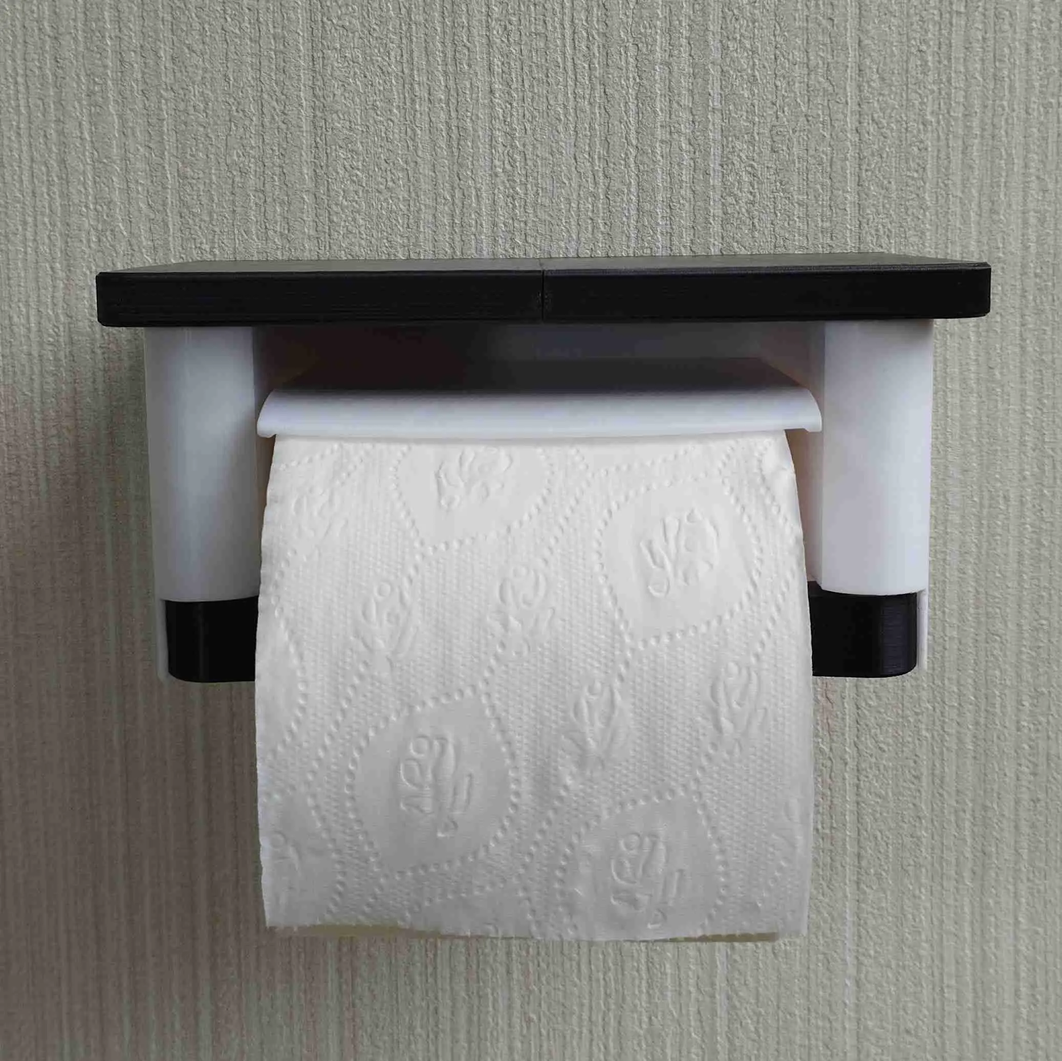 Yet Another Quick Change Toilet Paper Roll Holder - Shelf