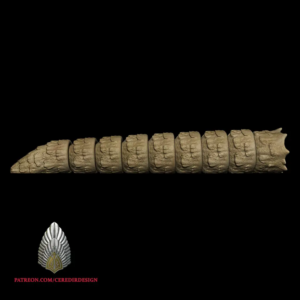 Dune Sandworm Articulating 3d digital download