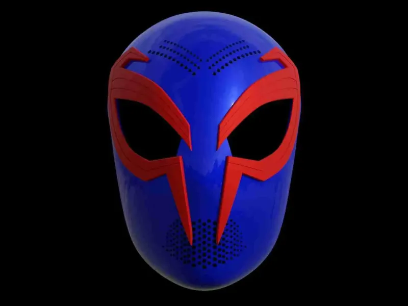spiderman 2099 faceshell 3d model