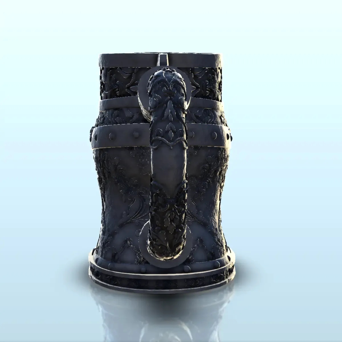 Knight in armour dice mug (14) - beer can holder
