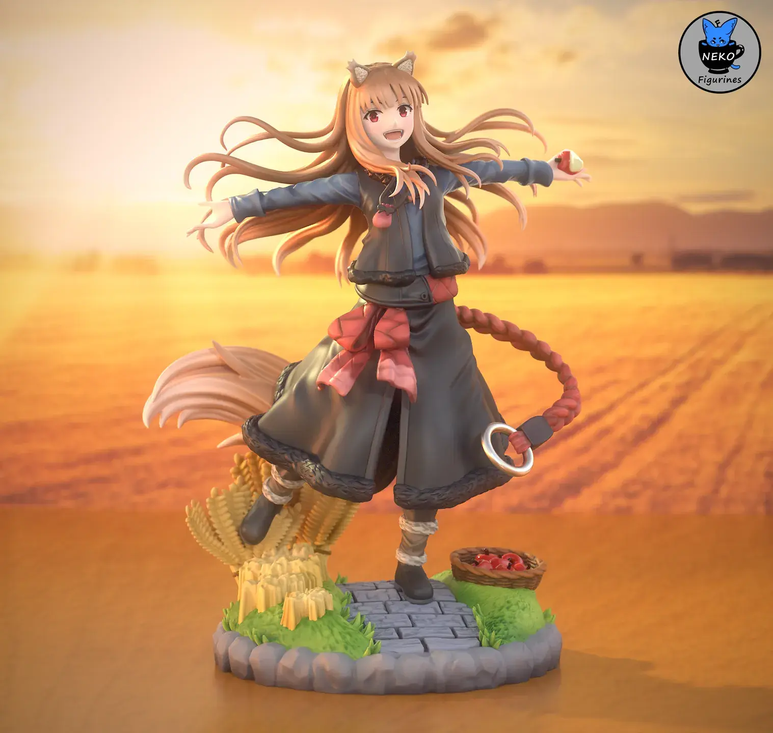 Holo - Spice and Wolf Anime Figure for 3D Printing