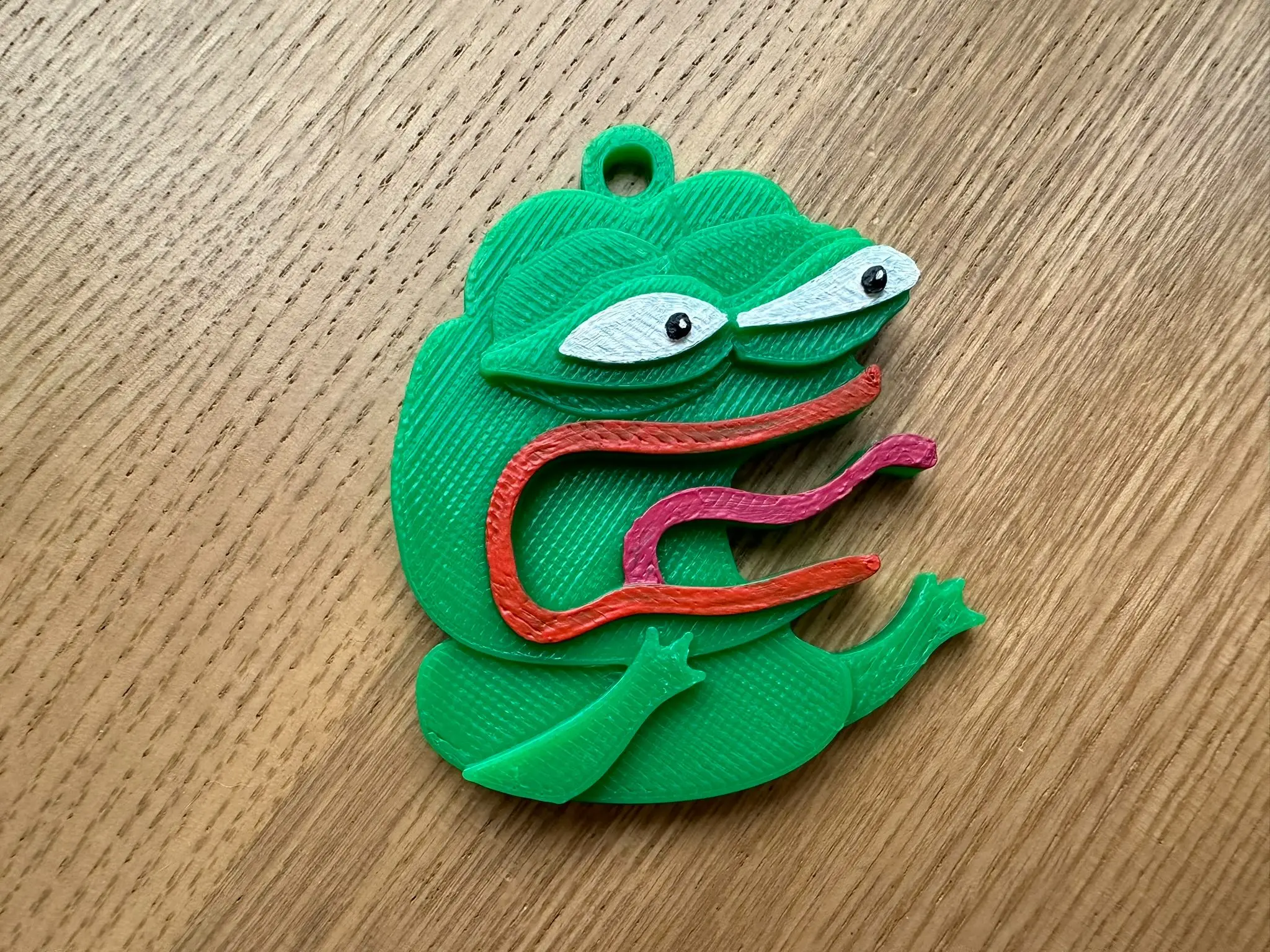 La rana Pepe enfadada