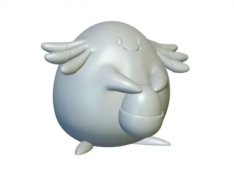 Pokemon Chansey #113 - Bereit für den 3D-Druck!