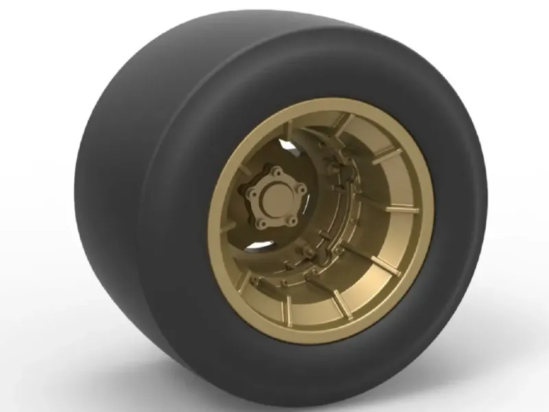 Wheel from Asphalt Modified stock car Version 4 Scale 1:25