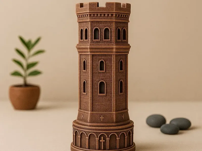 Full Metall Chess Tower