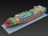 container ship / Containerschiff-4