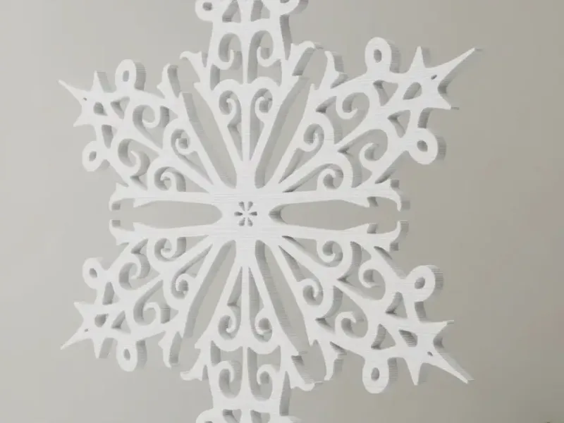Snowflake Tree Ornament 3