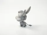Cute Donkey Figurine Chibi Animal 3D Printable-1