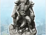 Hades Pluto on throne with heads of Cerberus (6) - miniature-1