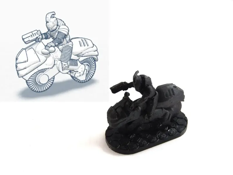 Huis Etryn Dawnrider, 28mm Miniatuur