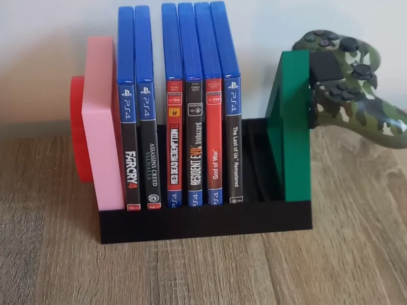 Playstation Remote and games holder stand