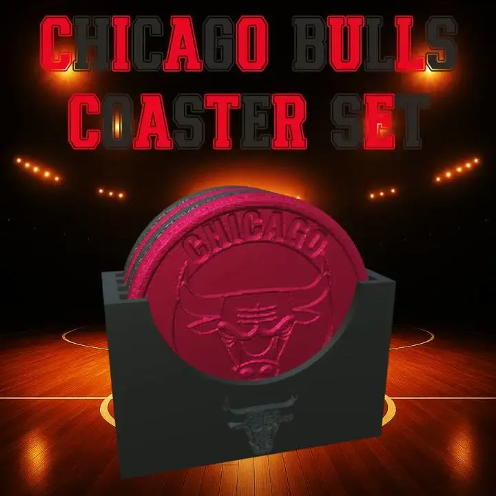 Chicago Bulls Coaster Set (NBA)