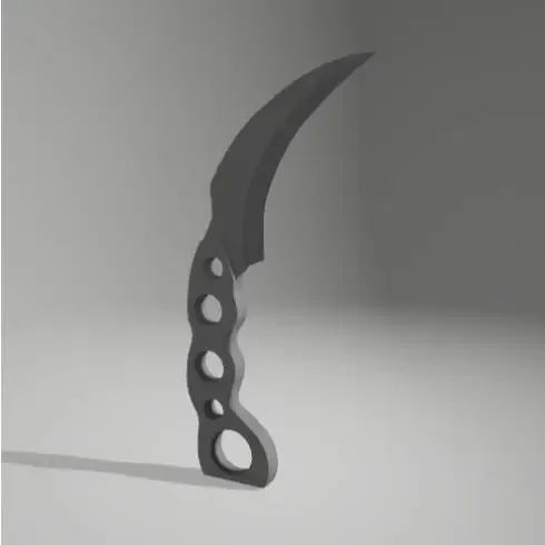 Karambit Tactical Fake Prop Knife Easy Print