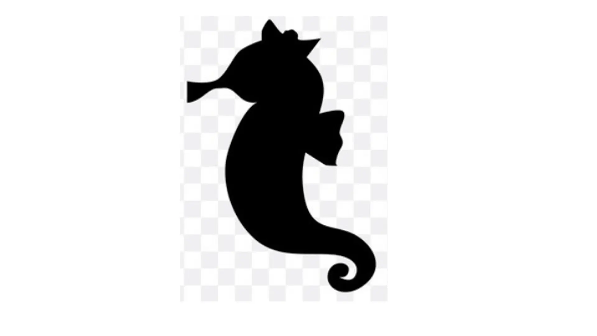 Creature acquatiche da 2D a 3D Serie 1( Silhouette 2D a 3D Creature acquatiche Serie 1)
