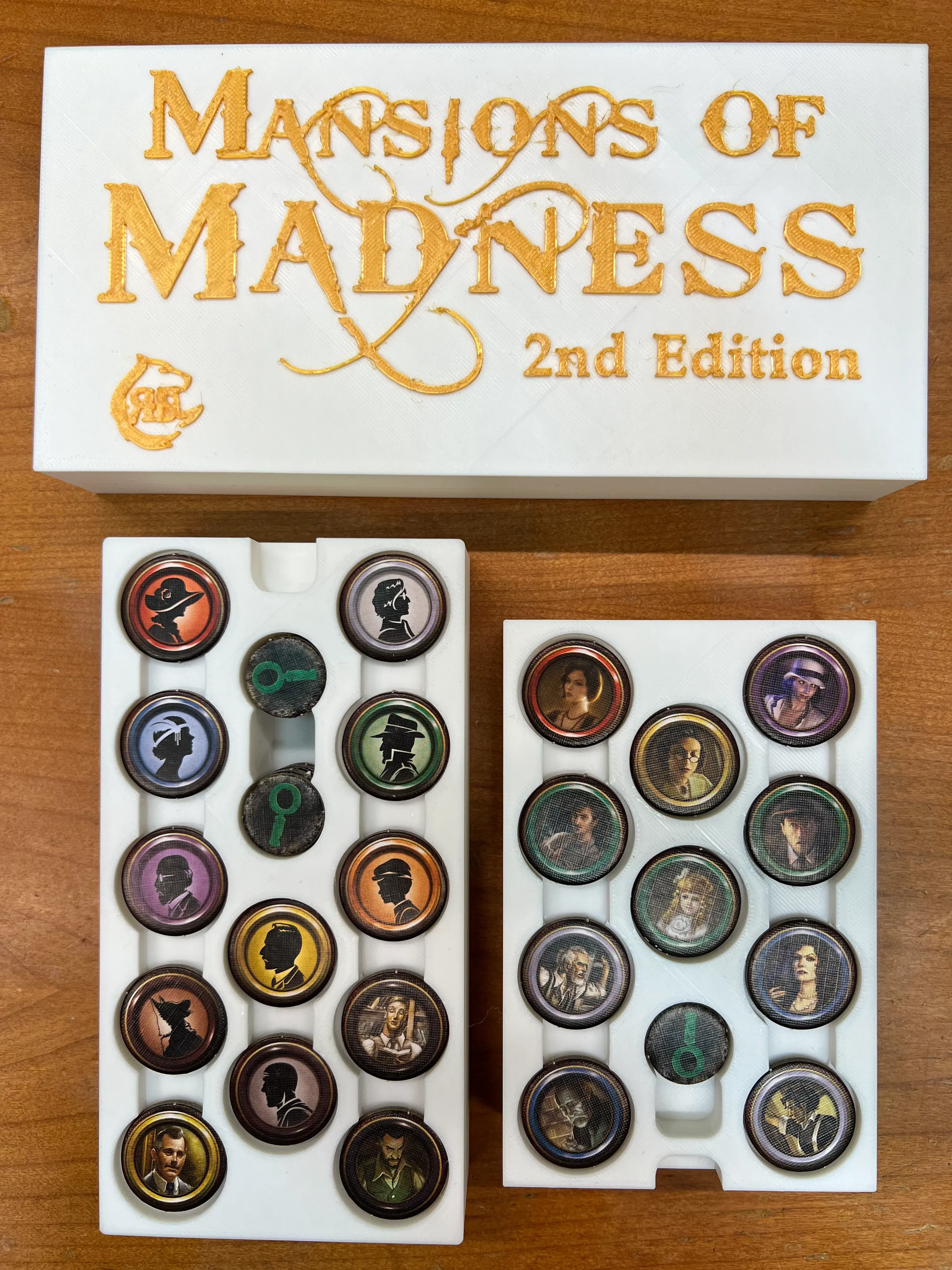 Mansions of Madness 2nd Edition Board Game Organizer Sleeved