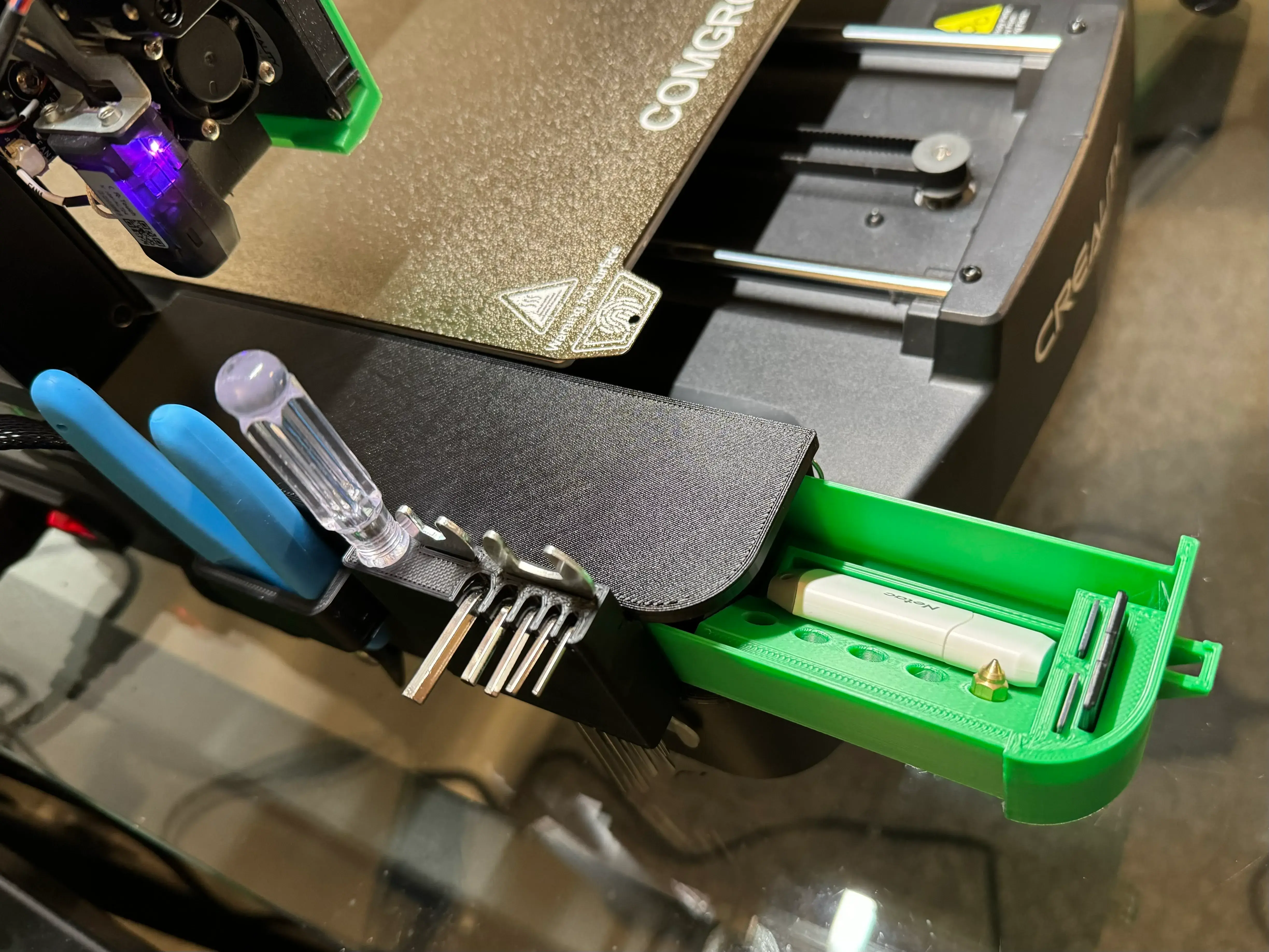 Ender-3 V3 KE/SE Tool Holder Side Drawer