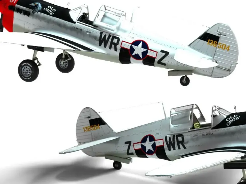 Aerei della tarda guerra – Completamente riggati | Modello 3D militare ad alto dettaglio