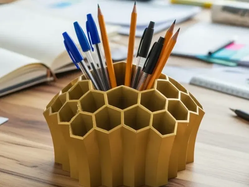 Pen Holder honeycomb