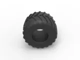 Monster Jam tire 24 Scale 1:25-5