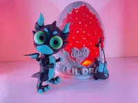 LIL DRAKE - Poseable With Egg Led Display