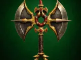 Dark Fantasy Double Blade Axe | Demon War Axe Cosplay Prop-0