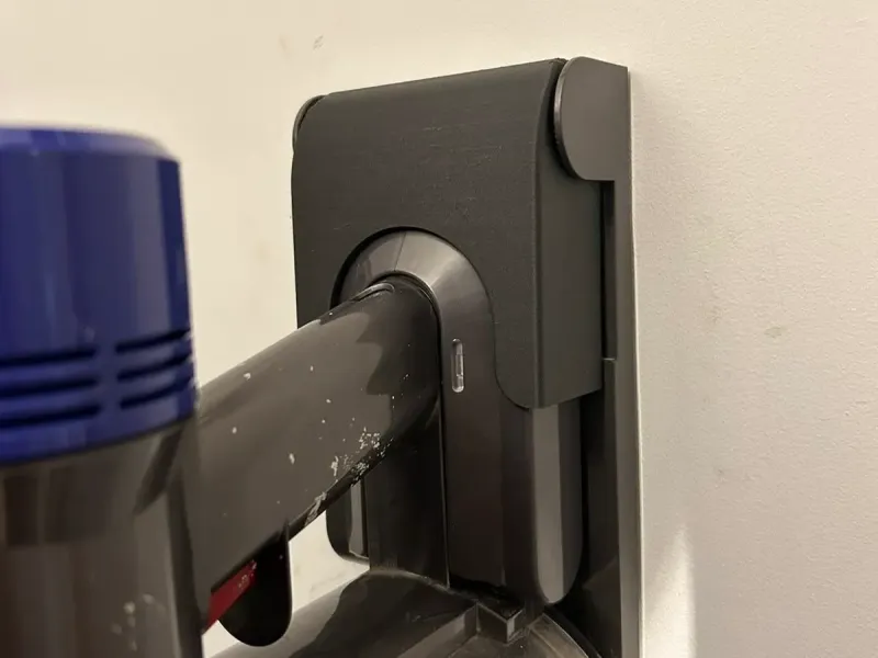 Replacement wall mount piece for battery modified dyson