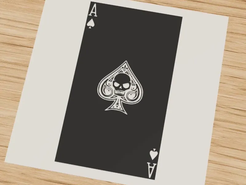 Ace of Spades Black