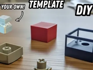 Plantilla DIY Clicker Fidget Tecla Mecánica (Personalizable)