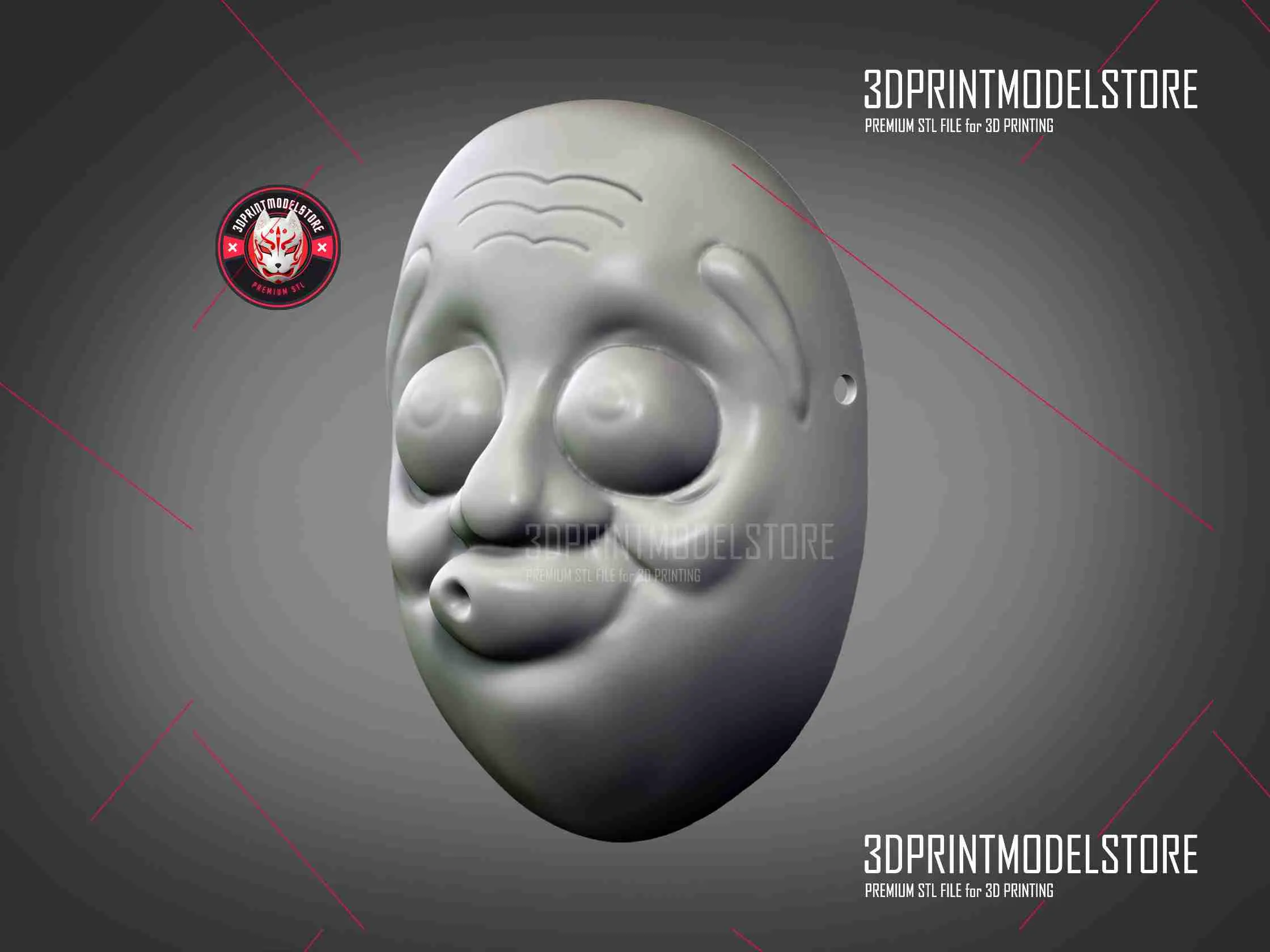 Death Note L Cosplay Maske - Japanische Kitsune