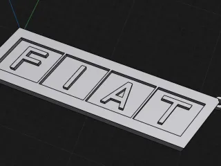 Fiat Keychain Old style Portachiavi