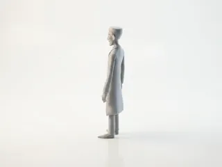 Nikola Tesla Figurine Historical 3D Printable