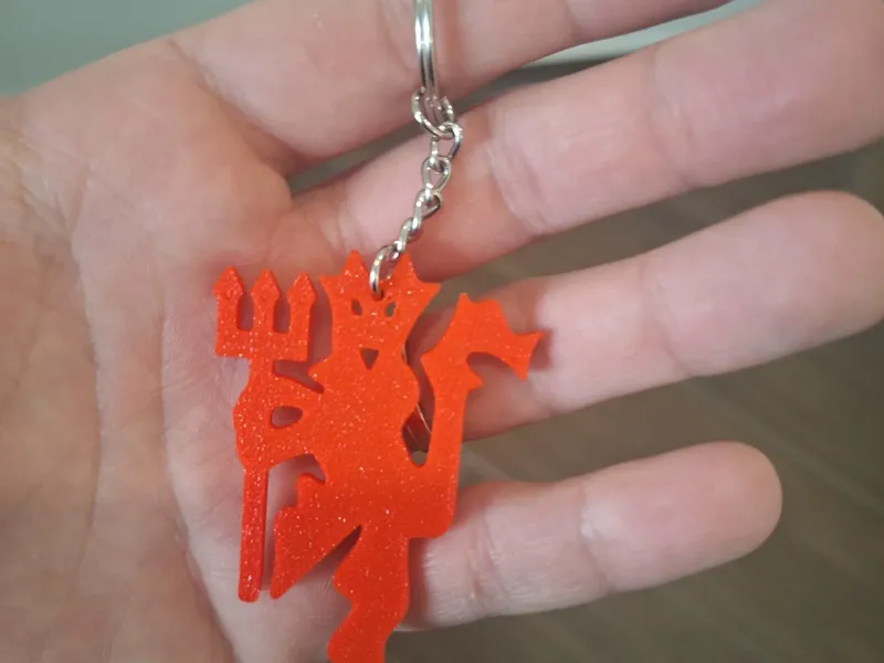 Manchester United Red Devil Keychain