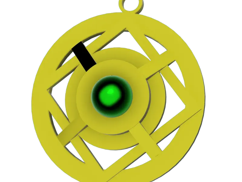 SHINOOK MORTAL KOMBAT AMULET KEYCHAIN