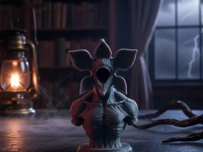 Stranger Things Demagorgon busto sculpture