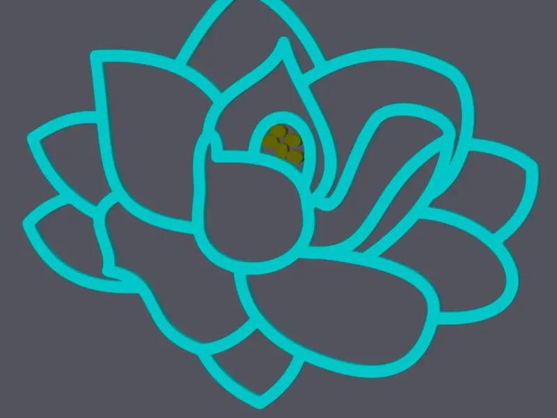 Magnolia Flower - Wall Art v3